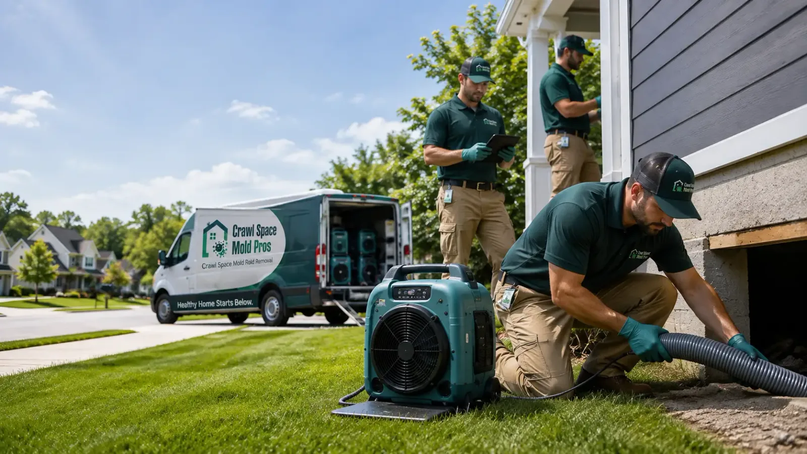Crawl Space Mold Removal in Greeley, IA